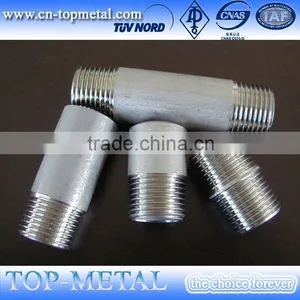 Made in China 304 Npt Stainless Steel Thread Nipple thumbnail-5
