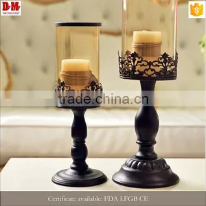 Molded Decorative Restaurant Mosaic Glass Candle Holders thumbnail-1