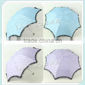 LB315 Eye-catching Color Promotional Gift Lace Pattern Umbrella thumbnail-1