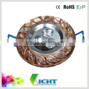 Crystal Material Led Downlight Ring LED Ceiling Lamp Housing thumbnail-3