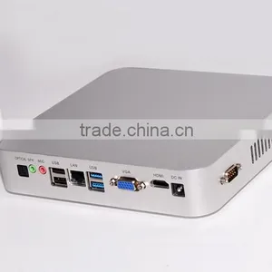 Low Power Intel Quad Core N3150 Fanless Desktop Computer Windows 8 Media Player WiFi 1Ethernet12v Mini pc RAM 8G 16G SSD 1TB HDD thumbnail-6
