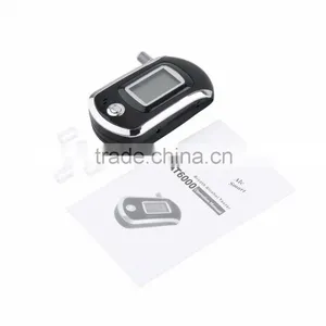 Professional Mini Police Digital LCD Screen Breath Alkohol Alcohol Tester Breathalyzer AT6000 Bafometro Alcoholimetro # thumbnail-2