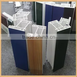 Pvc Window Frame WithTriple Glasses/pvc Frame/pvc Co-extrusion Profile thumbnail-1