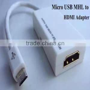 2014 Hot Selling USB MHL to HDMI Adapter for HTC Flyer,EVO 3G Samsung Galaxy S2 S3 I9300 I9100 Note N7000 I9220 E2018 thumbnail-1