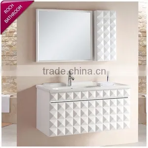 ROCH 2010 Best Sales Wood Cabinet Bathroom Wash Basin Mirror Cabinet thumbnail-1