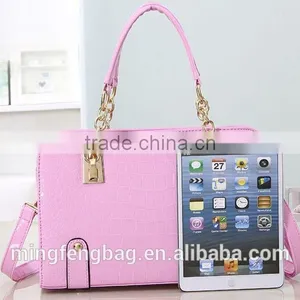 2015 New Fashionable Single Shoulder Cross Strap and Tote PU Woman Bag thumbnail-4