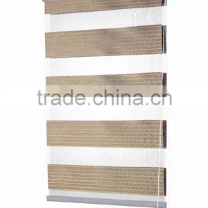 Double Layer Zebra Blinds Roller Blinds thumbnail-4