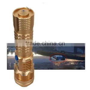 2015 Aluminum Material Strong Light High Powe USB Rechargeable 3.7V Flashlight thumbnail-6