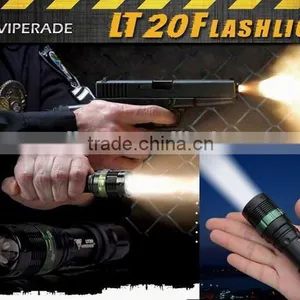 POPPAS T820 Hot Sale XPE Led Adjustable Focus Aluminum Zoom Flashlight Torch thumbnail-1