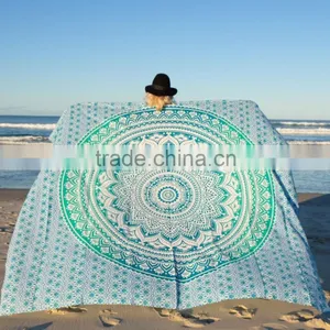 Tapestry Mandala Wall Hanging Home Decor Indian Tapestry Bedspread Beach Throw Picnic Sheet Hippie Boho Bohemian Ombre thumbnail-1