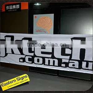 Mesh Fabric Banner Hanging on Wall thumbnail-1