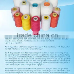 12/4 100% Raw White Spun Polyester Yarn thumbnail-6