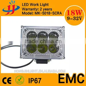 Cheap Price 18W Truck Fog Light LED Work Light for Truck Off-road SUV, UTV, 4WD, Jeep, Boat thumbnail-1