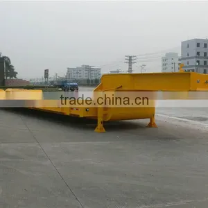 China Hot-selling Tri-axle 40 Tons Gooseneck Low Bed Trailer Transportation thumbnail-6