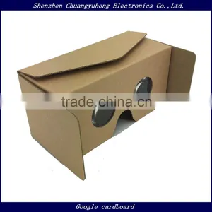 Custom Google Cardboard Foldabe 3D Glasses Virtual Reality Headset Mini VR Viewer for Samsung Xiaomi Smartphones thumbnail-3