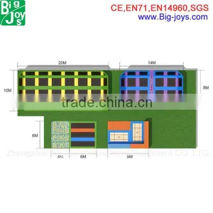 OEM Service Customer Design Adult Indoor Trampoline thumbnail-1