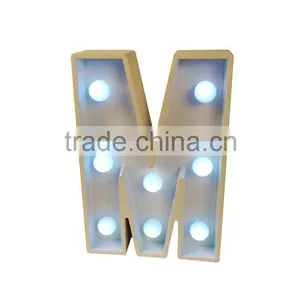 Yellow Warm Light Color Marquee Letter Light for Wedding and Room Decoration thumbnail-6
