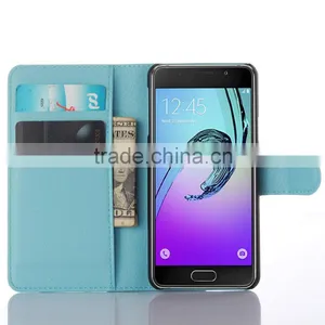 High Quality Leather Card Wallet Folio Stand Flip Case Cover for Samsung GALAXY A3 A310 thumbnail-5