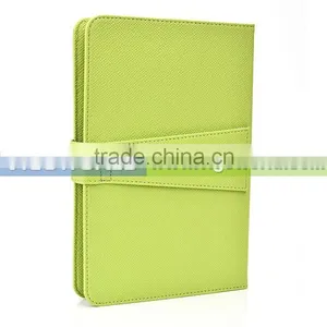 Booklet Style USB PC Keyboard Case With Slim Body in Size of 6"/7"/8"/9"/9.7"/10.1" Tablet Keyboard Case thumbnail-4