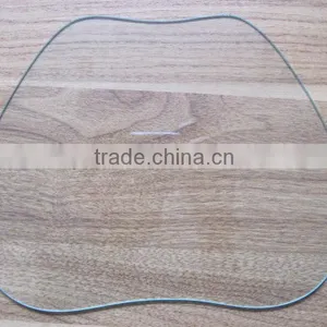2.0mm Clear Cut Glass Customized Transparent Sheet Glass Edge of Glass thumbnail-2
