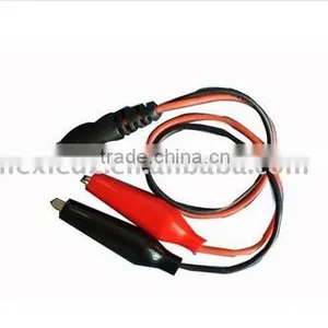 DC Barrel Plug to Alligator Clips Charge Cable thumbnail-1