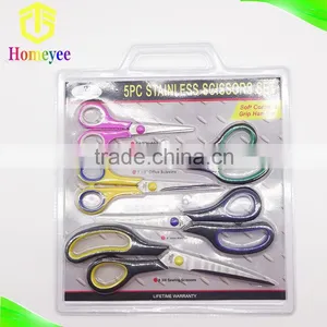 All Purpose Soft Comfort Grip Handle Good Quality Straight Scissors Set thumbnail-2