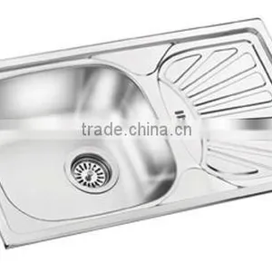 43,5x76 Stainless Steel Kitchen Sink (DE101) thumbnail-1