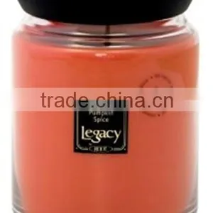 Fashion Design Pillar Soy Wax Candle With Lid thumbnail-3