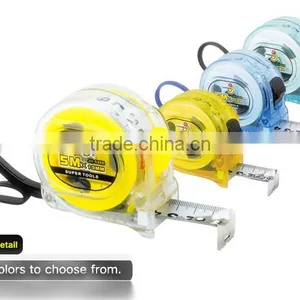 Transparent Case Measuring Tape /mini Gift Steel Measure Tape With Customized Design thumbnail-2