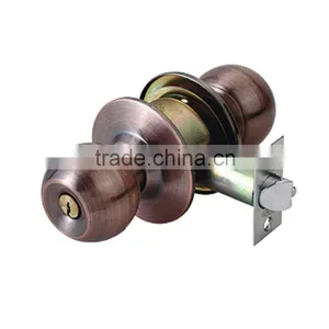 Cylindrical Residential Knob Lock Round Knob Lock 587AC Door Lock thumbnail-1