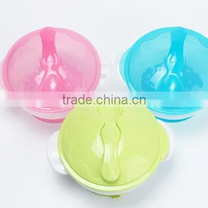 High Quality BPA Free pp Plastic Baby Training Bowl With Sucker thumbnail-5
