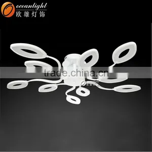 Reading Room Light Flower Shape Ceiling Chandelier LED Acrylic Light OXD9002-5W thumbnail-2
