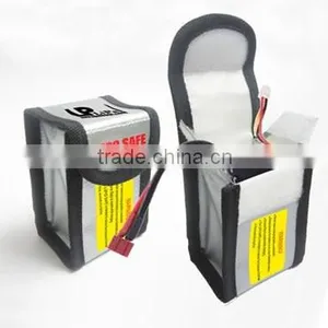 LiPo Battery Safe Guard Charging Protection Explosion-Proof Bag 64x50*125mm/64x50*95mm thumbnail-1