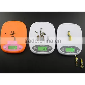 3KG/0-1kg/0.1g;1-2kg/0.2g;2-3kg/0.5g Digital Food Scale thumbnail-1