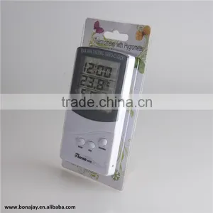 Indoor Digital Temperature Humidity Meter With Clock Display 0~+50C thumbnail-6