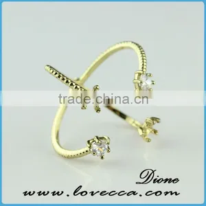 2015 Fashion Jewelry Ring!latest Weddingring Design!micro Pave Diamond Setting Ring-925 Silver China Wedding Ring thumbnail-6