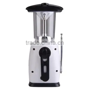 Super Bright White Led Camping Solar Lantern Radio thumbnail-2