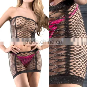 Sexy Mature Two Piece Strappy Pattern Ladies Transparent Underwear thumbnail-2