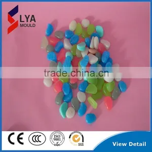 Colorful Decoration Glow Pebble Stone thumbnail-1