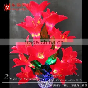 Interior House Warming Decoration Waterproof Lily Flower Vase Light thumbnail-1