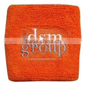 China Wholesale Custom Logo Cotton Sports Wristband thumbnail-1