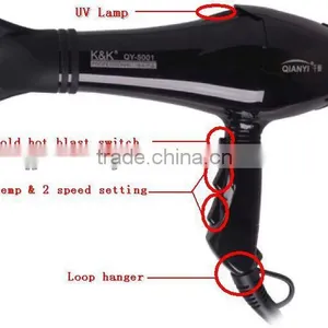 Professional Power Ionic Salon Wall Mounting Hair Dryer thumbnail-1