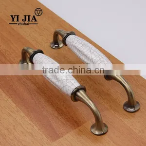 Bronze Finish China Porcelain Antique Ceramic Cabinet Drawer Pulls and Handle thumbnail-1