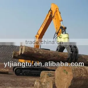 360 Degree Rotatable Rock Stone Gripper for Excavator thumbnail-2
