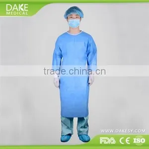 Disposable SMS Sterile Surgical Gown With Knitted Cuff thumbnail-1