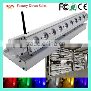 Three Years Warranty 5in1 RGBWA 9*15w Rechargeable Wireless DMX Battery Powered LED Wall Washer thumbnail-1