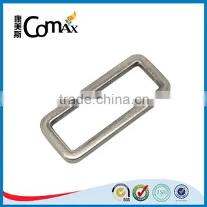Nickle Metal Bag Hardware Square Ring thumbnail-3