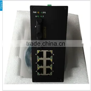 Managed Network Switch, Layer 2 8 Port 100M Din-Rail IEC61850 Simple Optical Fiber Ethernet Switch I608A thumbnail-4