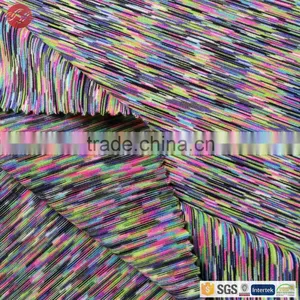 Knitting 4 Way Elastic Colorful Eco Space Dye Fabric thumbnail-2