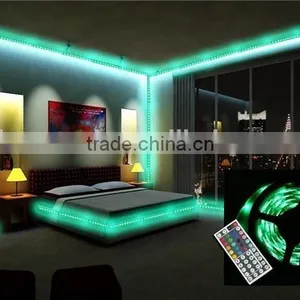 2015 Hot Sell Shenzhen Factory Price Double Sided FPC 60LED IP65 DC12v SMD3528 Green Decorative LED Flexible Strips Light Lamp thumbnail-1
